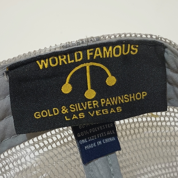 Worlds Famous Gold & Silver Pawn Shop Las Vegas Mesh Trucker Snapback Hat Cap - Picture 6 of 15